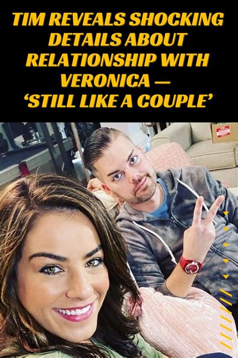 veronica and tim|tim and veronica relationship.